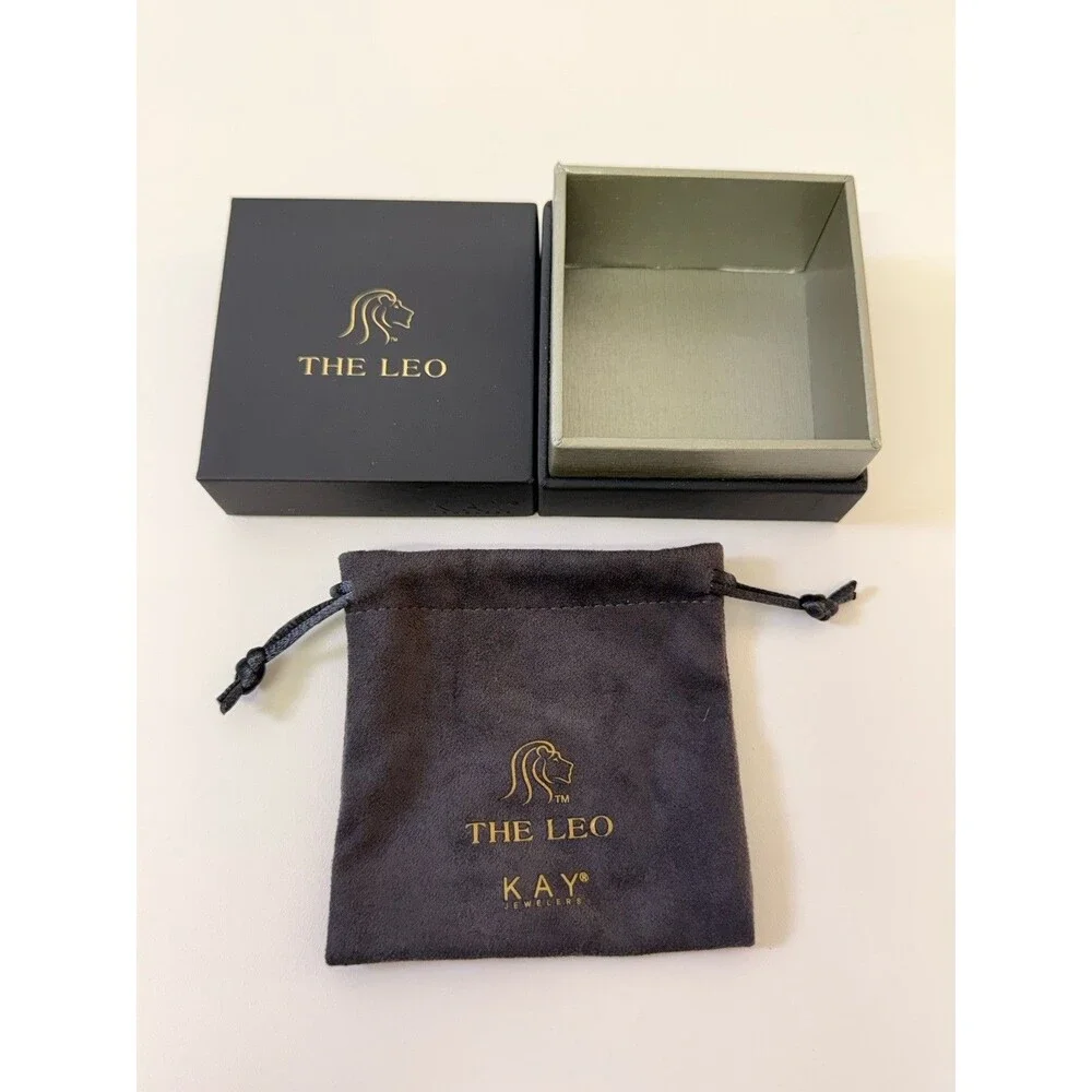 The Leo Jewelry Presentation Box With Jewlery Cloth Bag Pouch Kay Jewelers